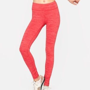 Outdoor Voices - Red - Tech Sweat Leggings